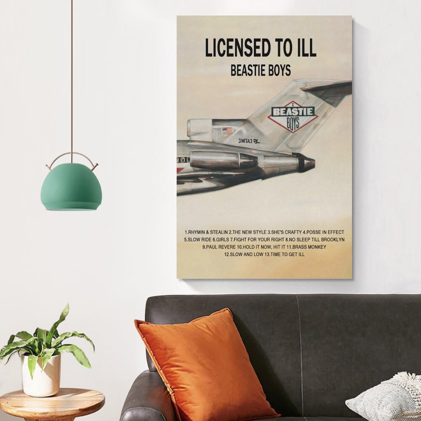 Amazon.com: OPDACHUN Beastie Boys Licensed to Ill 1 Canvas Poster